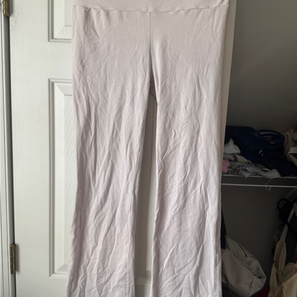 SKIMS Light Cream Flare Pants